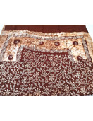 PL COTTON SAREES WITH SOLID WAX CRACK DESIGNS