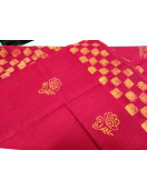PL COTTON SAREES WITH SOLID WAX CRACK DESIGNS
