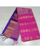 PL Polyester Big Butta Softee saree Jacquard