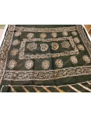 PL COTTON SAREES WITH SOLID WAX CRACK DESIGNS
