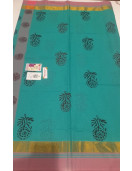 PL Salem Sarees Hand Block Printed Saree