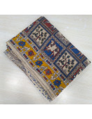 KALAMKARI PRINTED COTTON SAREE