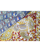 KALAMKARI PRINTED COTTON SAREE