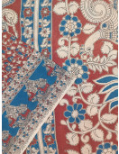 KALAMKARI PRINTED COTTON SAREE