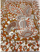 KALAMKARI PRINTED COTTON SAREE