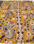 KALAMKARI PRINTED COTTON SAREE