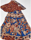 KALAMKARI PRINTED COTTON SAREE