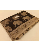 KALAMKARI PRINTED COTTON SAREE