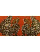 KALAMKARI PRINTED COTTON SAREE