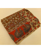 KALAMKARI PRINTED COTTON SAREE