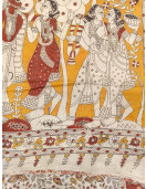 KALAMKARI PRINTED COTTON SAREE
