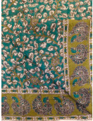 KALAMKARI PRINTED COTTON SAREE