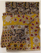 KALAMKARI PRINTED COTTON SAREE