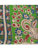 KALAMKARI PRINTED COTTON SAREE