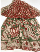 KALAMKARI PRINTED COTTON SAREE