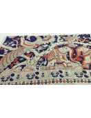 KALAMKARI PRINTED COTTON SAREE