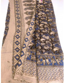 KALAMKARI PRINTED COTTON SAREE