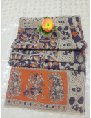 KALAMKARI PRINTED COTTON SAREE