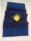 PL COTTON SAREES WITH WAX DOT PRINT DESIGNS