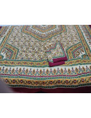 BEDSHEET JAIPUR PRINTED 90X108 2 PILLOW COVER