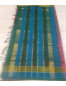 MANAMEDU BLOCK PRINTED SAREES WITH BLOUSE