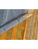 MANAMEDU BLOCK PRINTED SAREES WITH BLOUSE