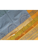 MANAMEDU BLOCK PRINTED SAREES WITH BLOUSE
