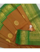THIRUBHUVANAM HF ZARI SILK SAREE 550 MTS