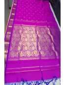 THIRUBHUVANAM HF ZARI SILK SAREE 550 MTS