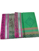 MANAMEDU BLOCK PRINTED SAREES WITH BLOUSE