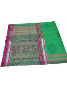MANAMEDU BLOCK PRINTED SAREES WITH BLOUSE