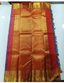 ARNI SILK HALF FINE ZARI SAREE WITH BLOUSE