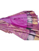 ARNI SILK HALF FINE ZARI SAREE WITH BLOUSE