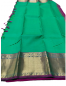 ARNI SILK HALF FINE ZARI SAREE WITH BLOUSE