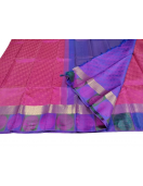 ARNI SILK HALF FINE ZARI SAREE WITH BLOUSE