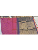 ARNI SILK HALF FINE ZARI SAREE WITH BLOUSE