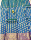 ARNI SILK HALF FINE ZARI SAREE WITH BLOUSE