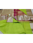 ARNI SILK HALF FINE ZARI SAREE WITH BLOUSE