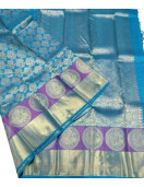 ARNI SILK HALF FINE ZARI SAREE WITH BLOUSE