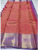 ARNI SILK HALF FINE ZARI SAREE WITH BLOUSE