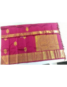 ARNI SILK HALF FINE ZARI SAREE WITH BLOUSE