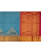 ARNI SILK HALF FINE ZARI SAREE WITH BLOUSE