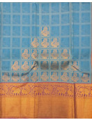 ARNI SILK HALF FINE ZARI SAREE WITH BLOUSE