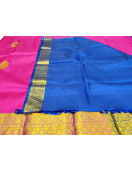 ARNI SILK HALF FINE ZARI SAREE WITH BLOUSE