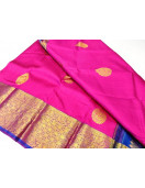 ARNI SILK HALF FINE ZARI SAREE WITH BLOUSE