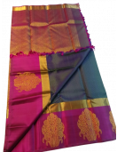 ARNI SILK HALF FINE ZARI SAREE WITH BLOUSE