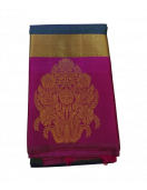 ARNI SILK HALF FINE ZARI SAREE WITH BLOUSE