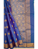 ARNI SILK HALF FINE ZARI SAREE WITH BLOUSE