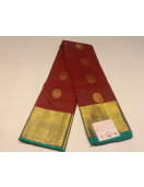 ARNI SILK HALF FINE ZARI SAREE WITH BLOUSE