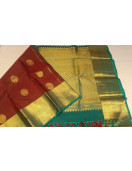 ARNI SILK HALF FINE ZARI SAREE WITH BLOUSE